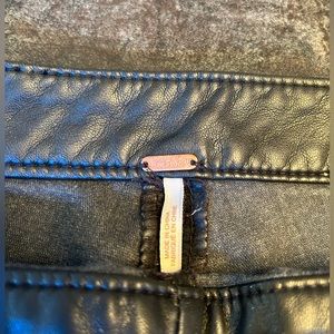 Free People leather pants
